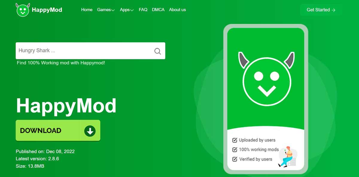 happy mod na androida download speed