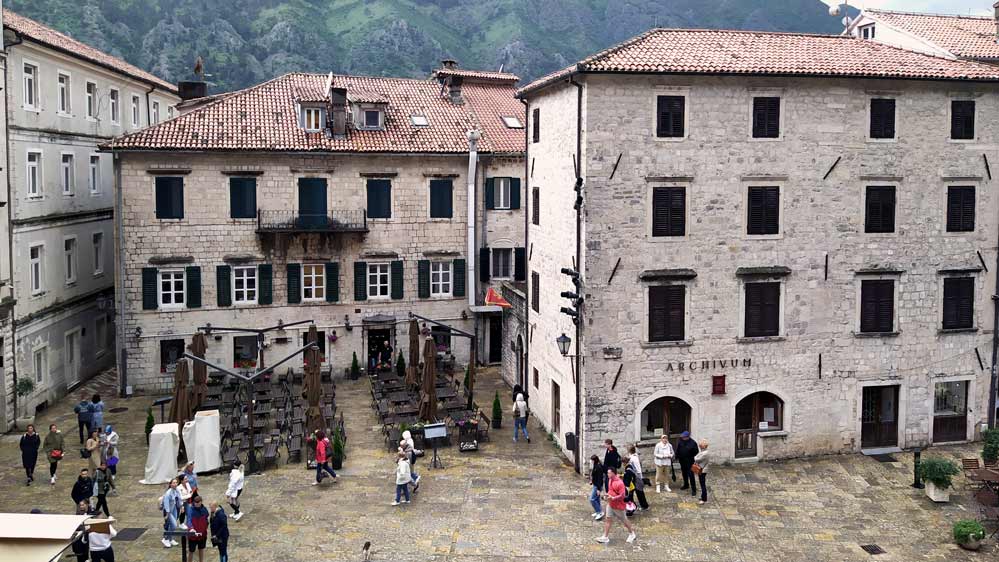 stare miasto w Kotorze
