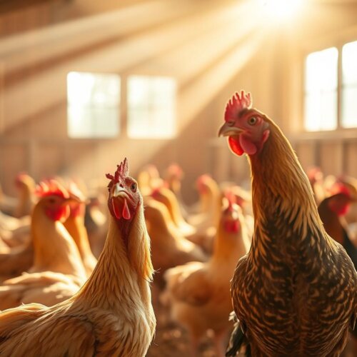 Oświetlenie do kurników – jaka barwa światła