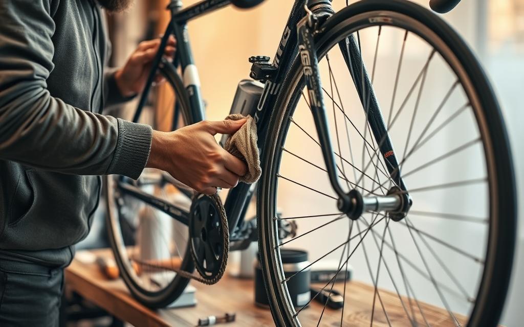 czyszczenie roweru przed zimą